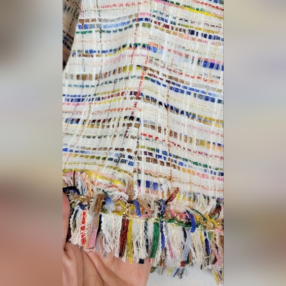 NWT Kobi Halperin Devyn Tweed Blazer In JKI Rainbow Size XS - Picture 12 of 16